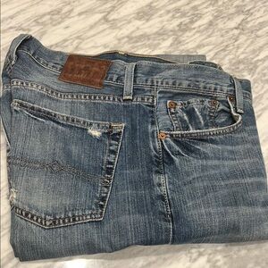 Lucky Brand Blue Relaxed Jeans with Vintage Wash